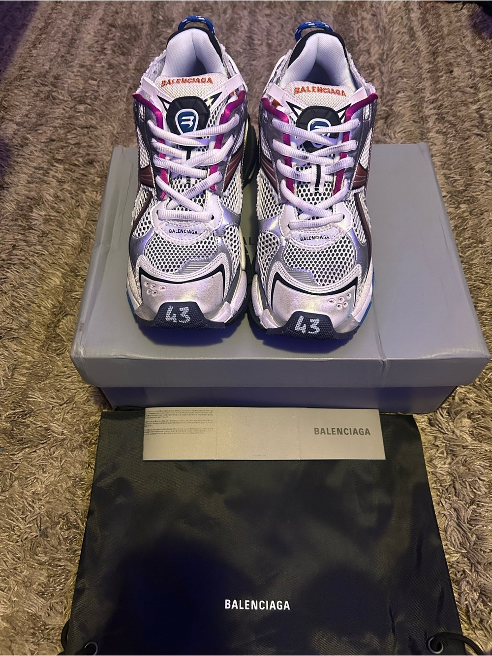 Balenciaga multi color runners